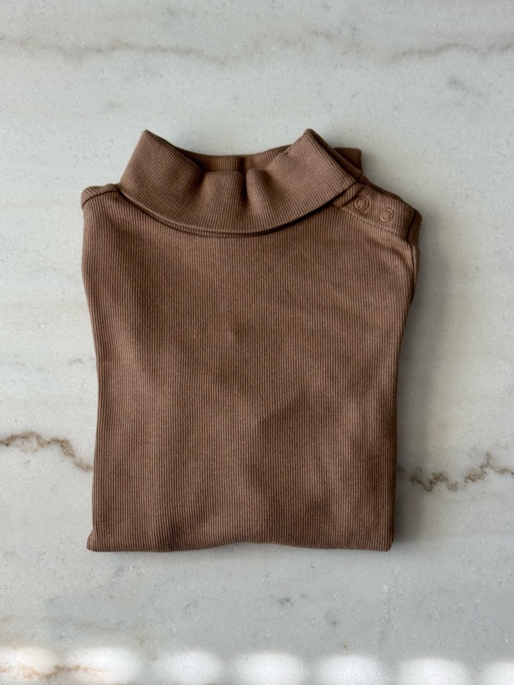 Banana Republic Baby Ribbed Turtleneck 18-24M Brown/Tan